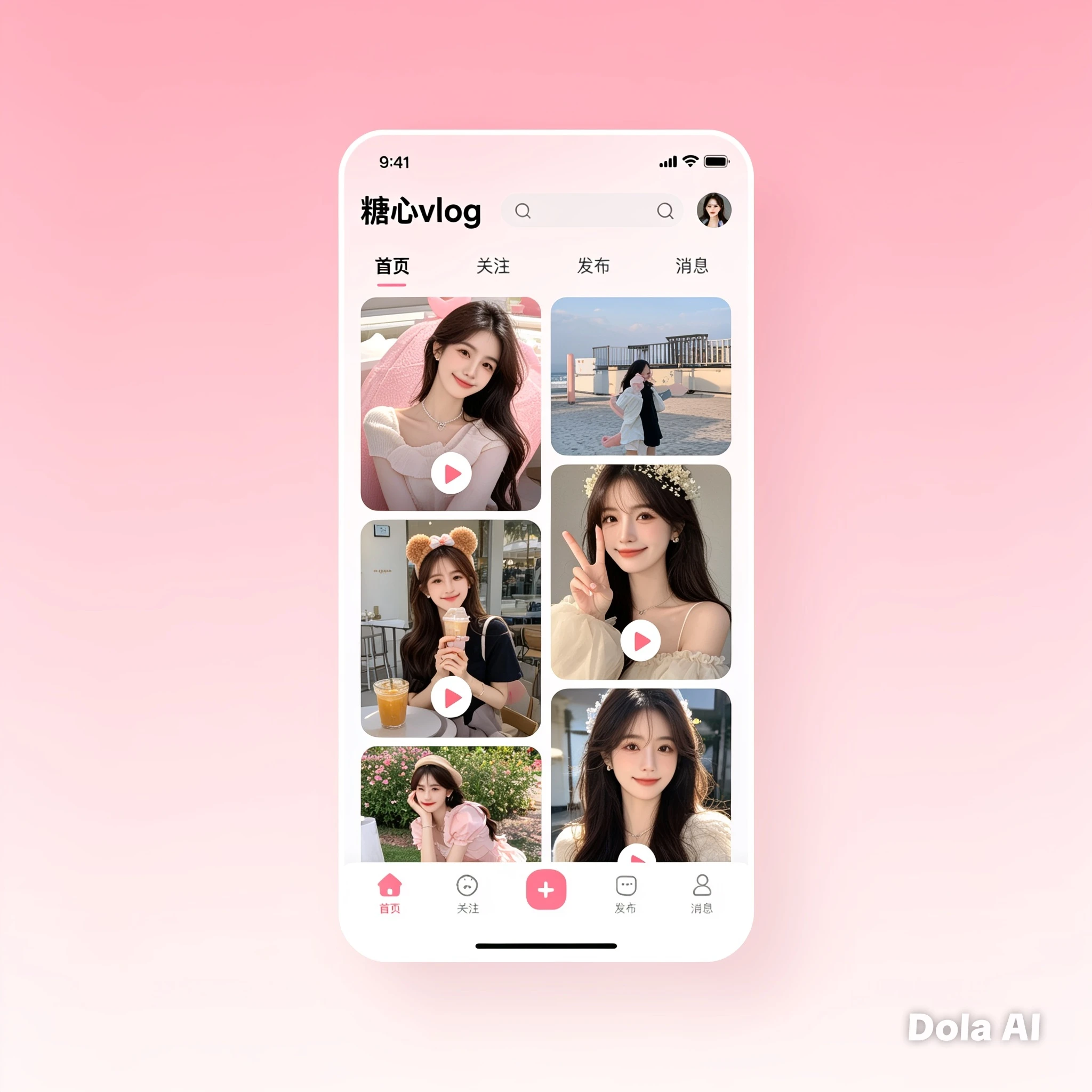 糖心Vlog APP体验示意